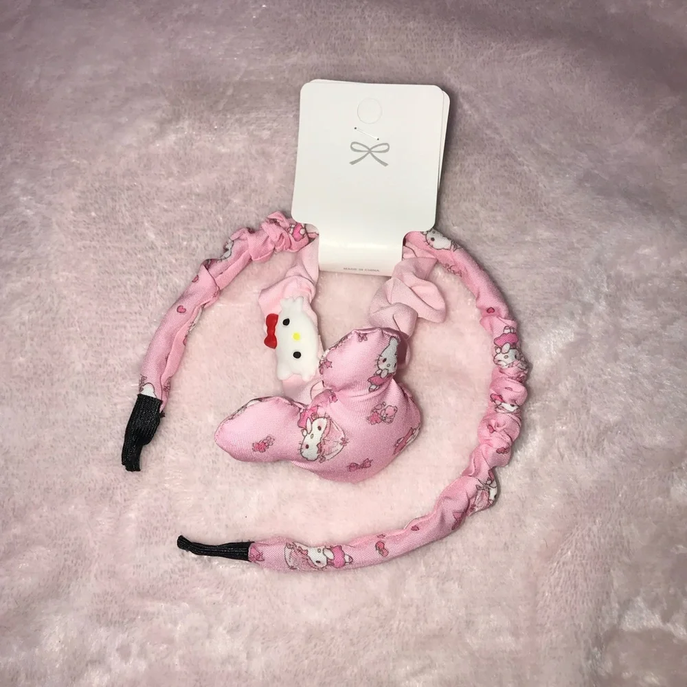 ✨✨5/$10✨✨ Hello Kitty Sanrio character headband and scrunchie set hair New